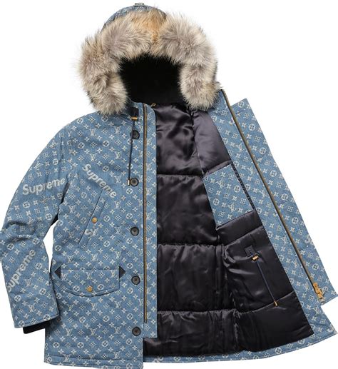 supreme louis vuitton winter jacket price